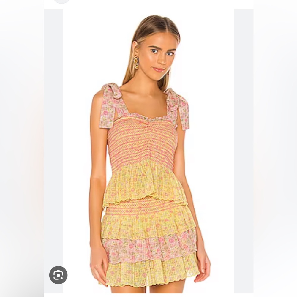 SOLD LoveShackFancy Bucky Tank & Daffodil Skirt Set Chateau Rose Size Small